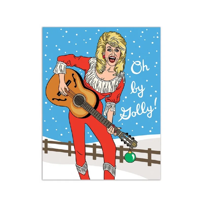 Christmas Star Decoration Have A Holly Dolly Christmas Holiday Card