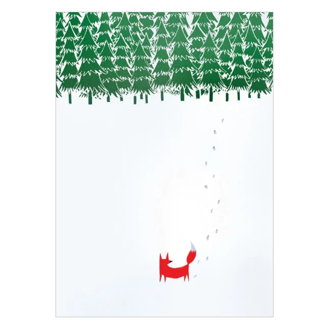 Christmas Wishes Fox and Forest Boxed Holiday Cards