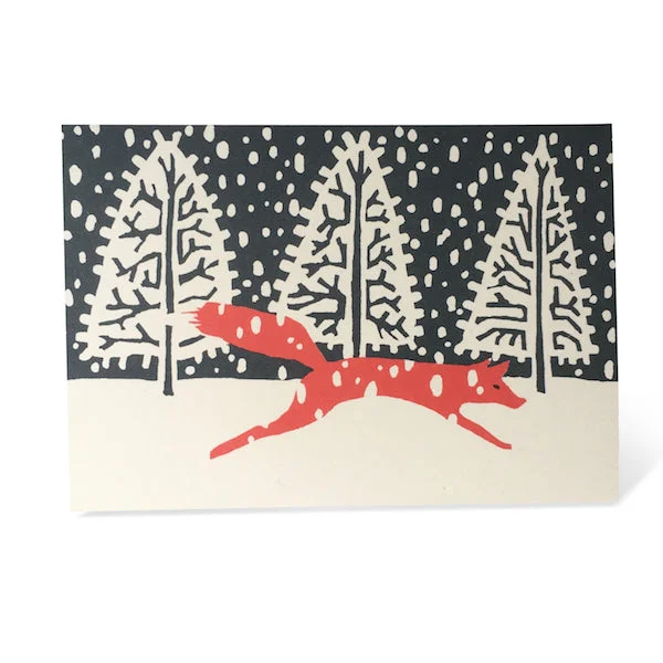 Christmas Feast Fox in Winter Boxed Set of 10