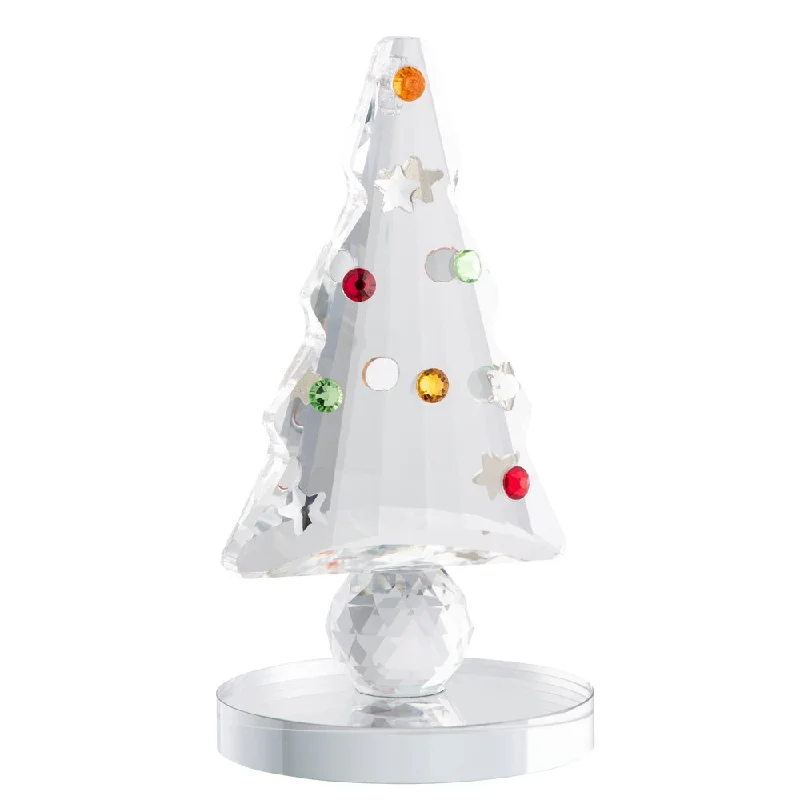 Christmas Snowman Galway Living Crystal Tree 11cm