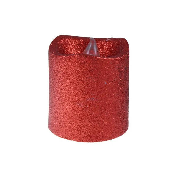 Christmas Winter Nights Glitter Candle Led