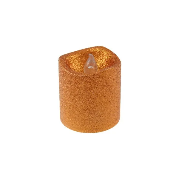 Santa Claus Glitter LED Candle