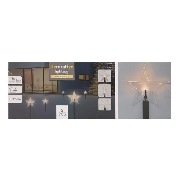 Christmas Home Decor Ground Lamp Decorative Lighting 5 Pce