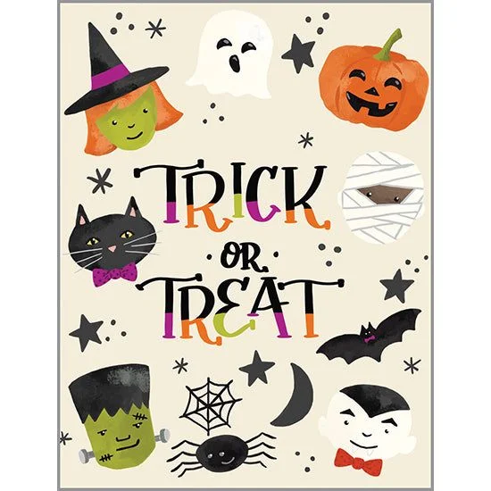 Christmas Sleigh Ride Halloween Card - Trick or Treat