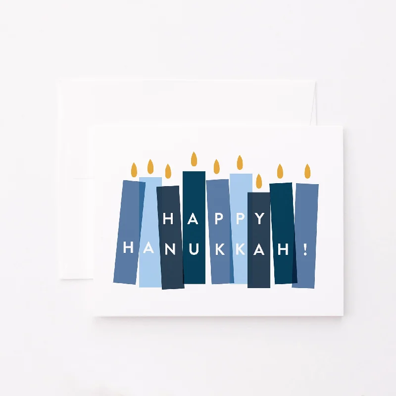 Christmas DIY Crafts Hanukkah Candles Card
