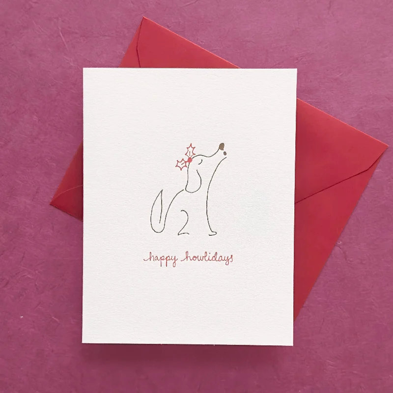 Christmas Party Happy Howlidays Holiday Cards