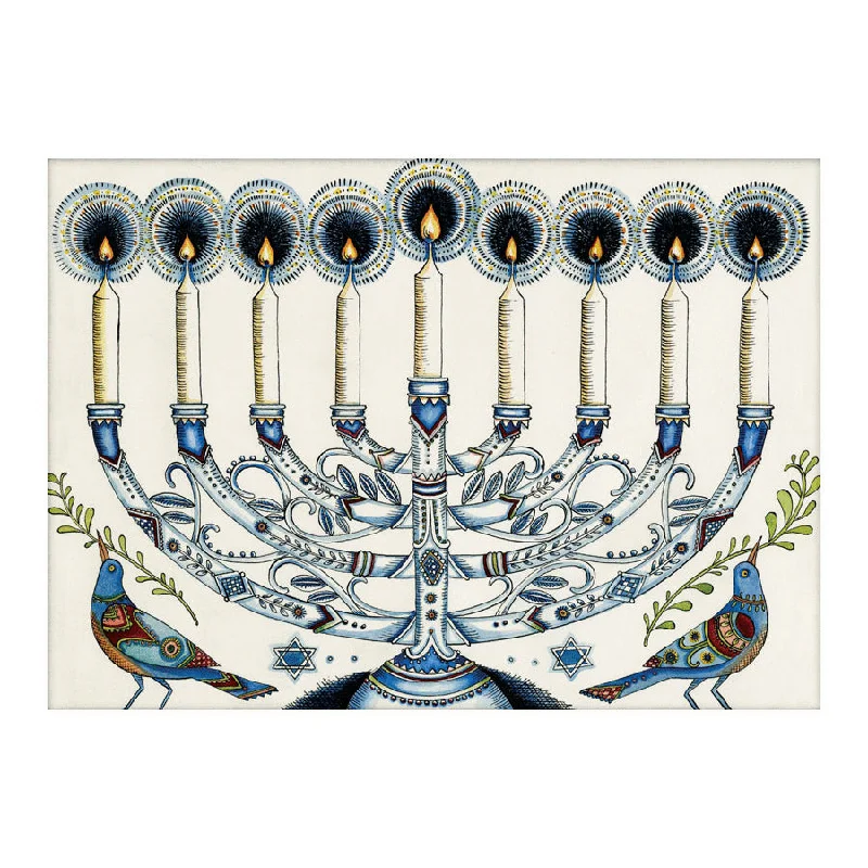 Holiday Lights Julie Paschkis Menorah Boxed Holiday Cards