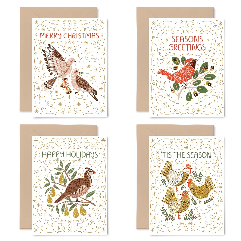 Christmas Dinner Recipes Holiday Birds Mixed Boxed Set