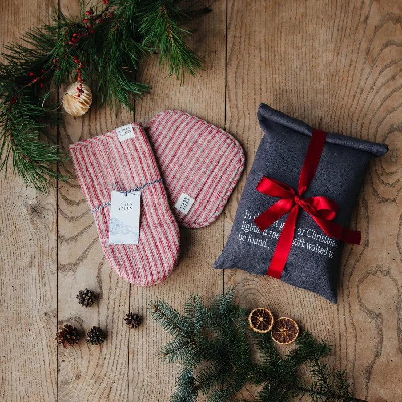 Christmas Presents Oven Mitt + Potholder + Gift Bag