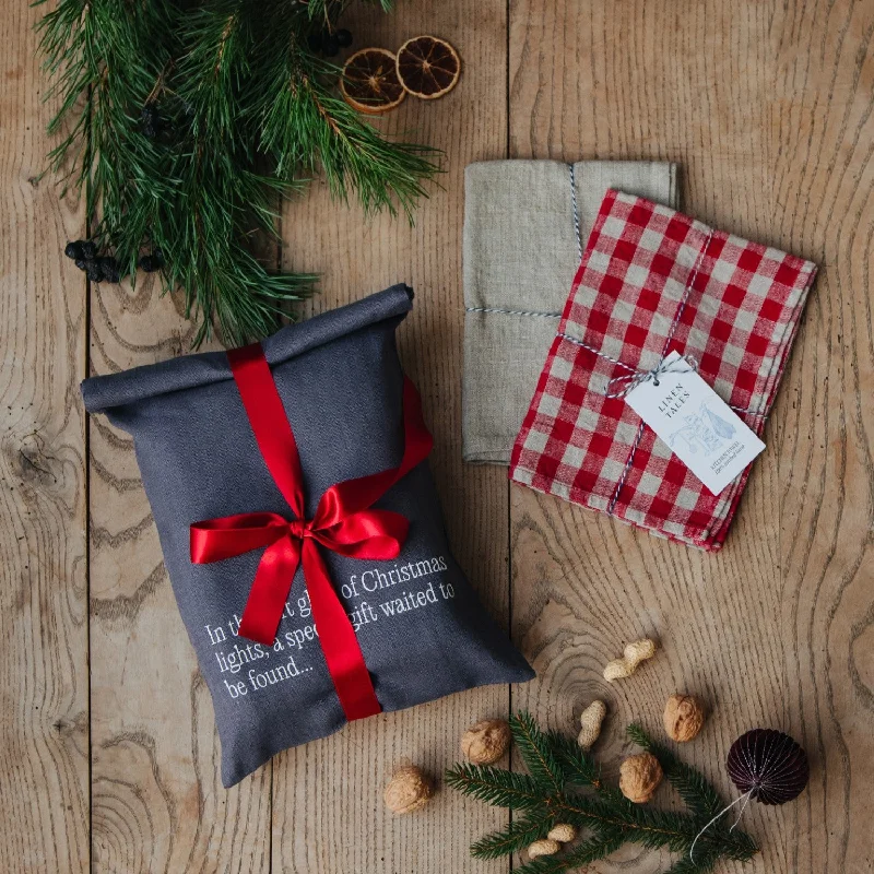 Christmas Baking 2 Kitchen towels + Gift Bag