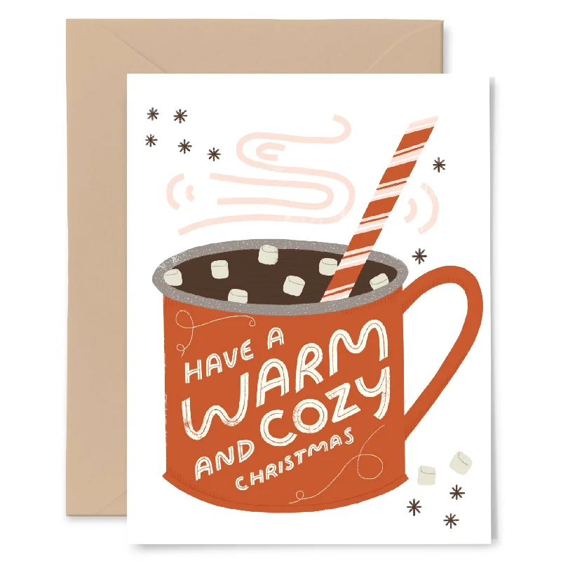 Christmas Holiday Countdown Hot Cocoa Christmas Card