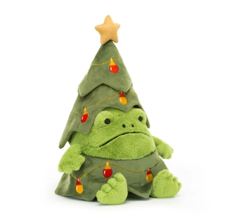 Jellycat Christmas Tree Ricky Rain Frog