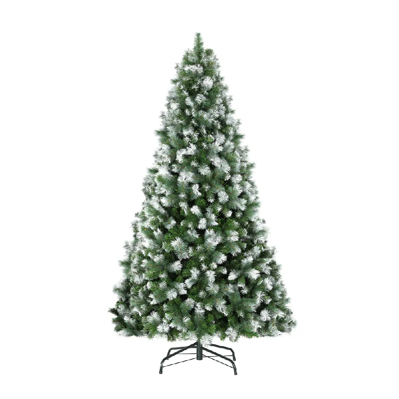 Christmas Cinnamon Rolls 9ft 2.7m 1765 Tips Christmas Tree with Pine Needle Snowy Xmas Tree Green Christmas Cinnamon Rolls 9ft 2.7m 1765 Tips Christmas Tree with Pine Needle Snowy Xmas Tree Green