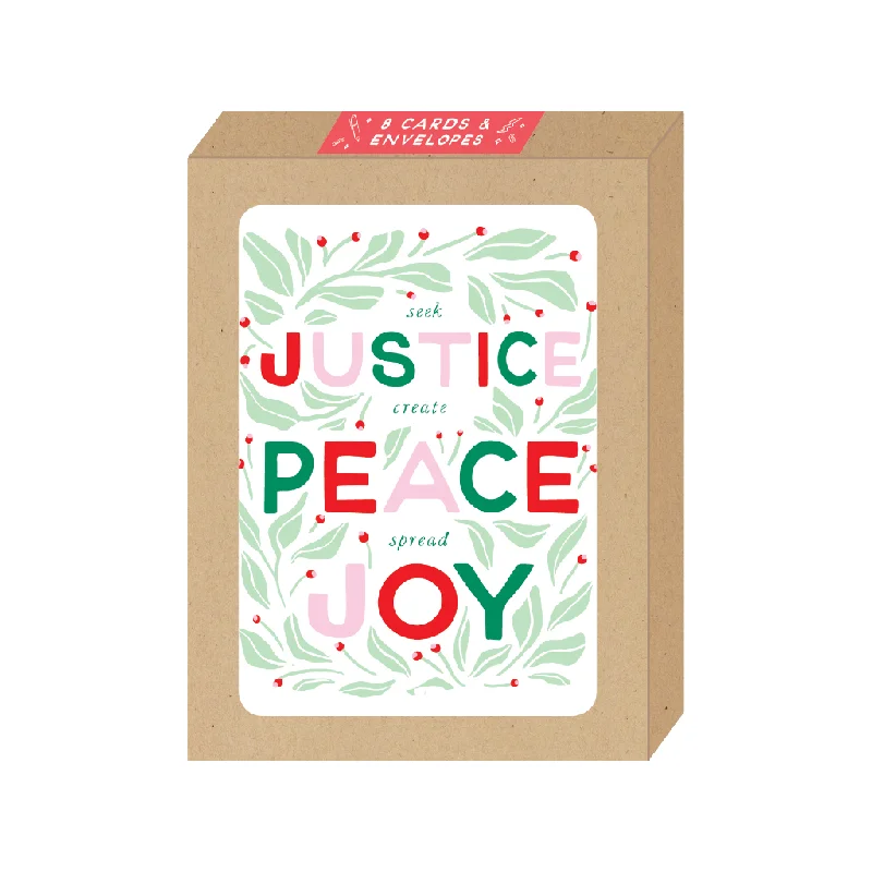 Christmas Holiday Countdown Justice Christmas Card - Boxed Set Of 8