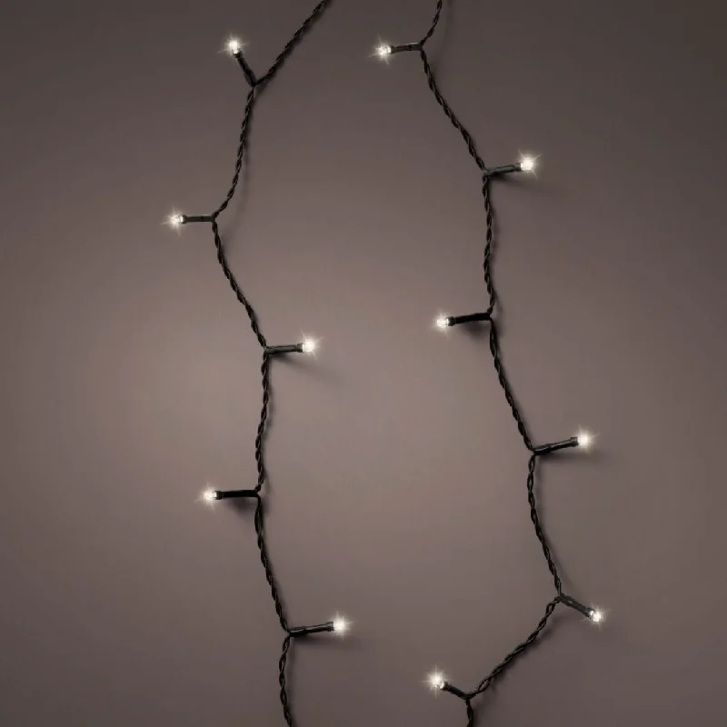 Christmas Market Battery String Lights 96 LED - Warm White
