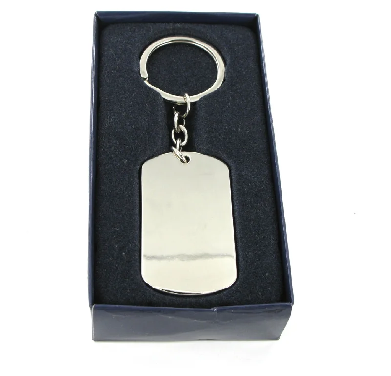 Christmas Holiday Songs Large Rectangular Key Fob