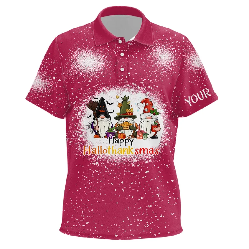 Happy Hallothanksmas Christmas Santa Kids Golf Unisex Polo Shirt Custom Funny Golf Tops For Kid LDT0674 Happy Hallothanksmas Christmas Santa Kids Golf Unisex Polo Shirt Custom Funny Golf Tops For Kid LDT0674