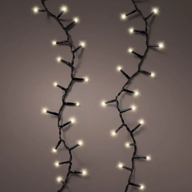 Santa Claus Battery String Lights Compact Twinkle 192 or 600 lights - Warm White