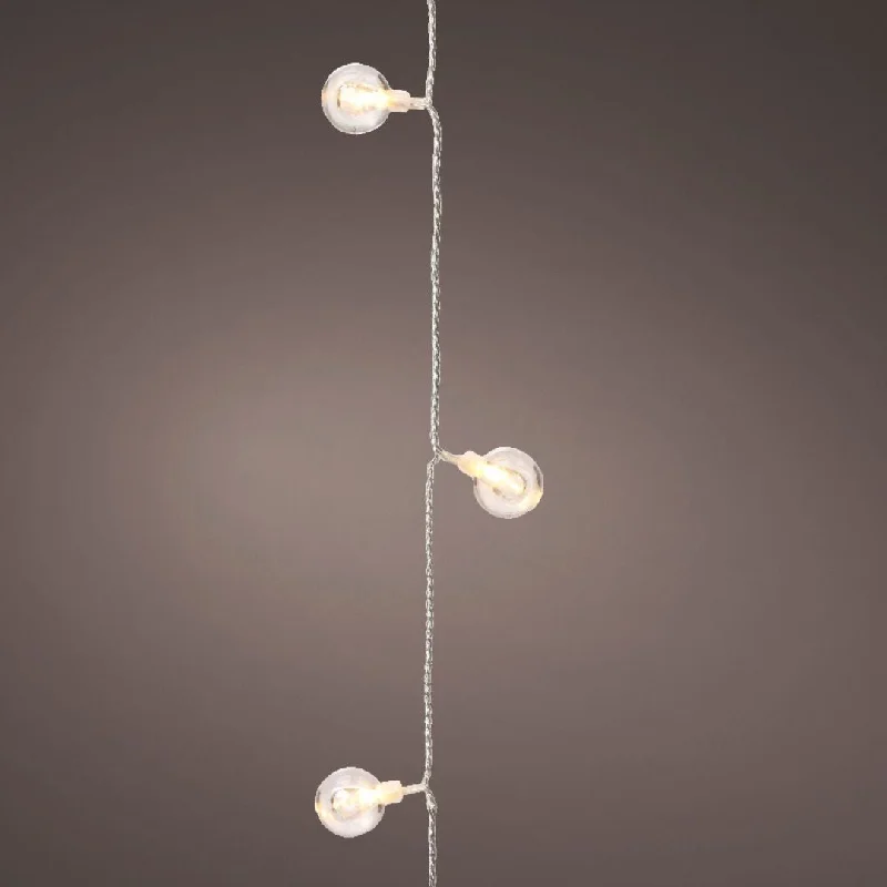 Christmas Snowfall LED Cherry String Lights Warm White
