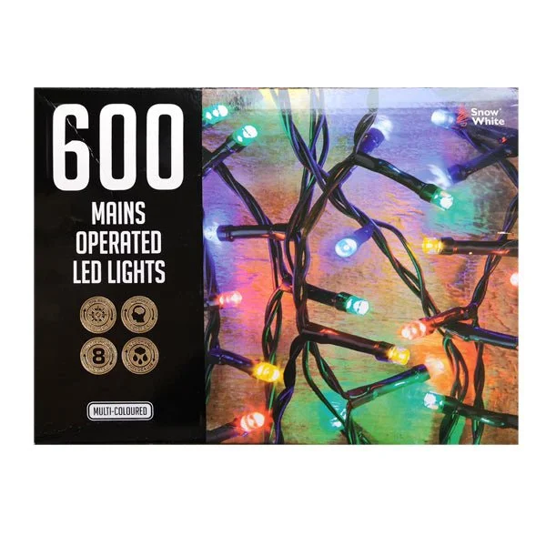 Christmas Wrapped Gifts Led Light Chain 600 Multi Coloured M/o
