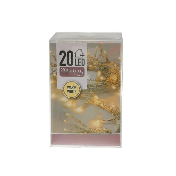 Christmas Tree Toppers Led Lights Warm White 20s B/o