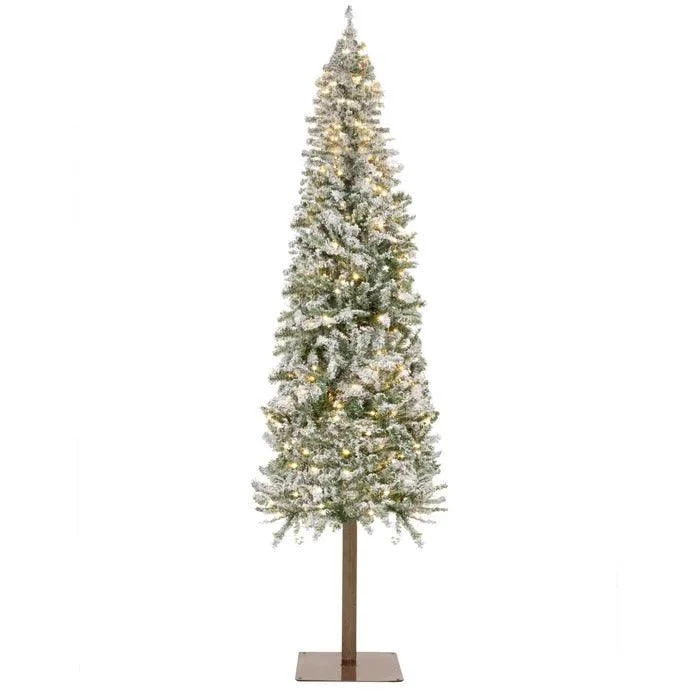 Christmas Baking Family Lighted Artificial Spruce Christmas Tree