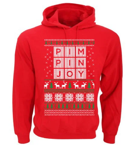 Christmas Countdown Limited Edition Christmas #PIMPINJOY Hoodie - Red