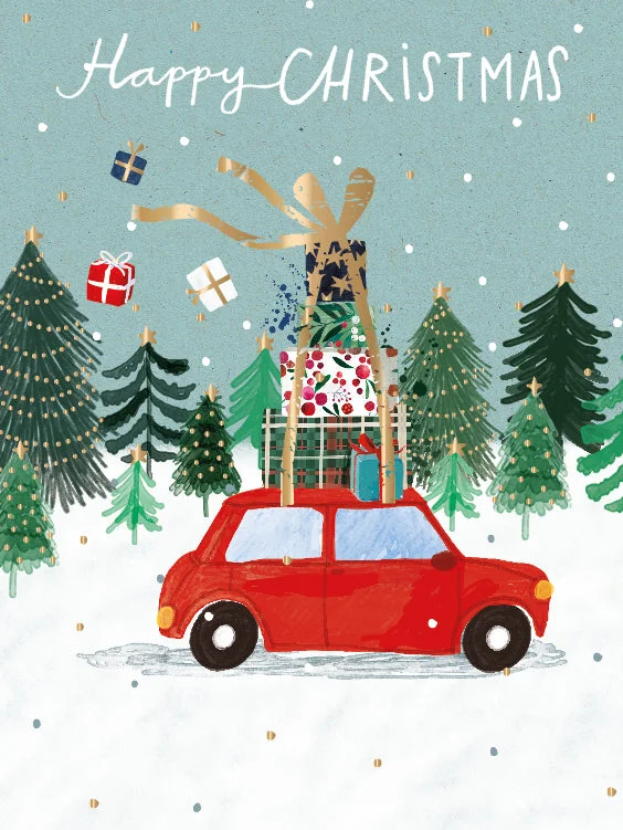 Christmas DIY Crafts Christmas Delivery Christmas Cards Pack| Set of 8