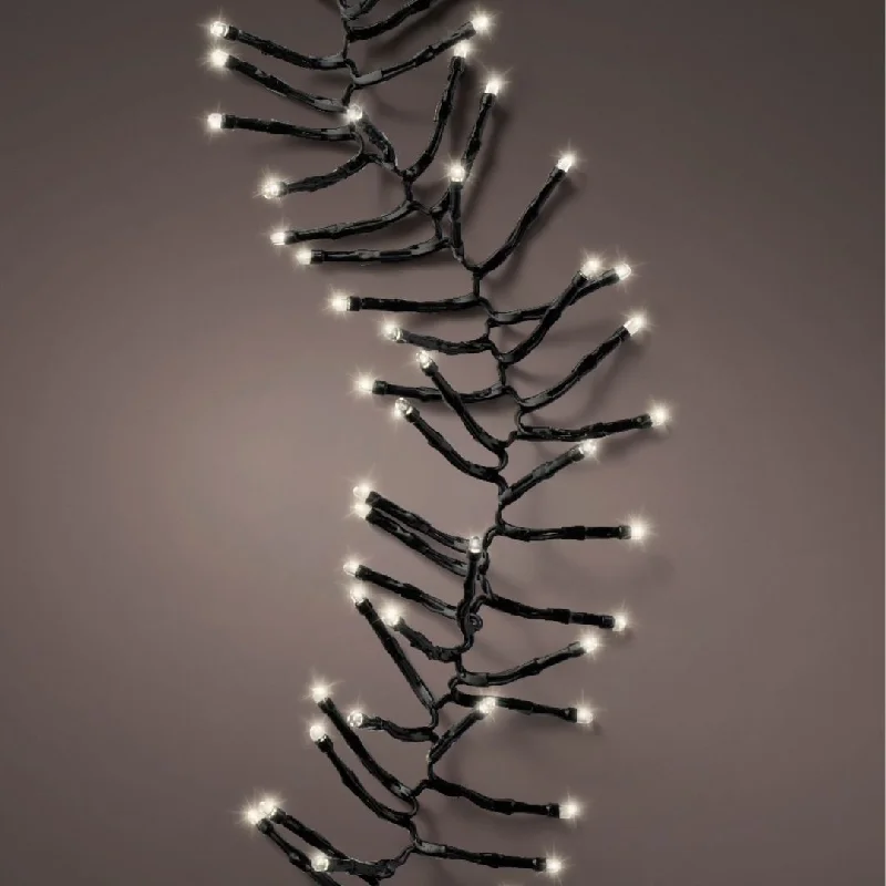 Christmas Music Battery Christmas Lights Cluster Twinkle - Warm White