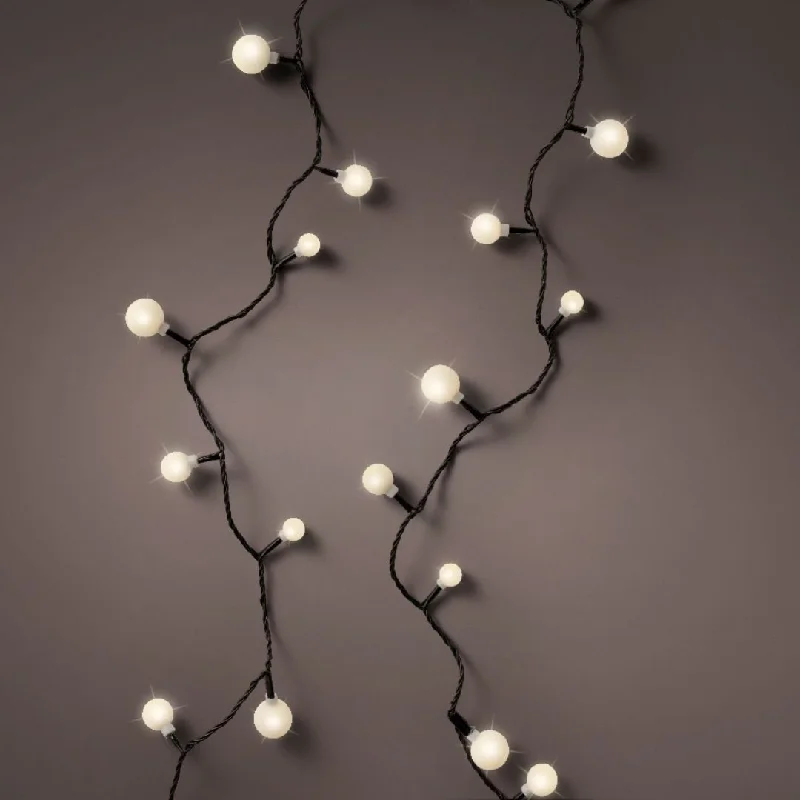 Holiday Fun LED Cherry String Lights Warm White