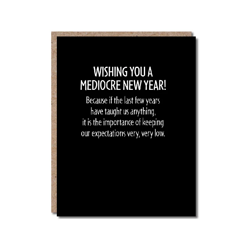Christmas Starry Night Mediocre New Year New Year's Card