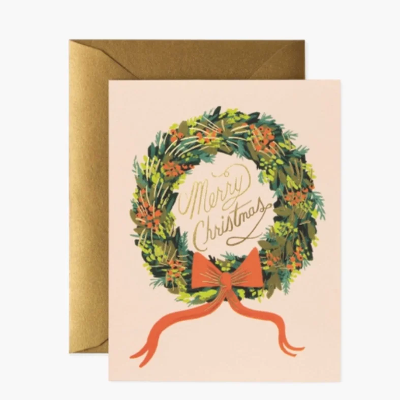 Christmas Church Service Merry Christmas Wreath - Boxed Set