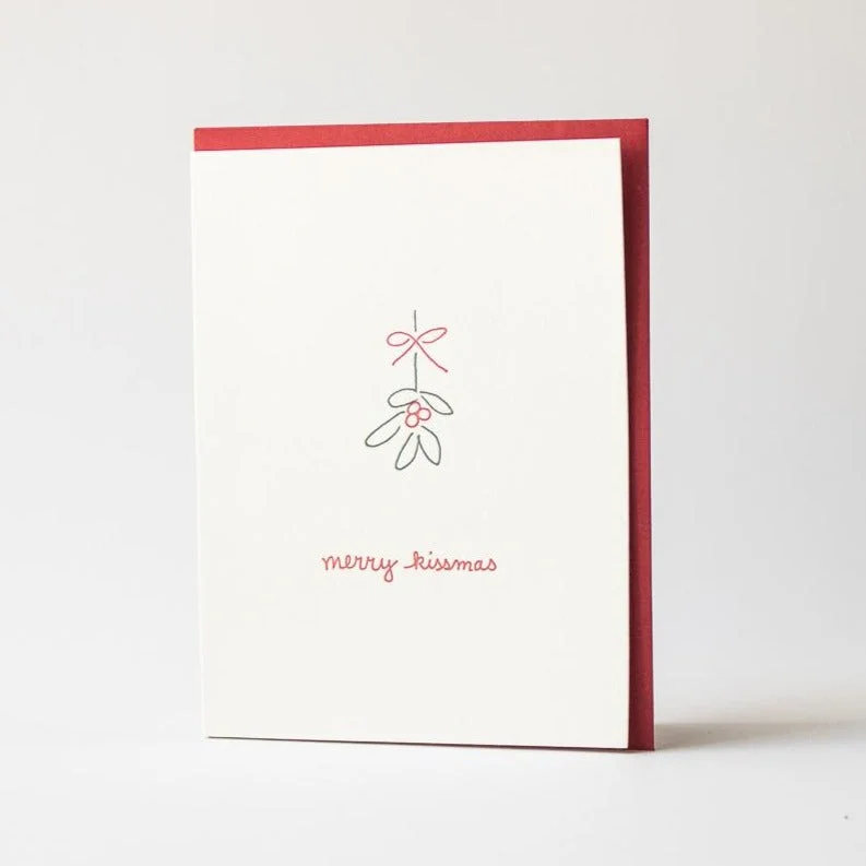 Christmas Family Time Merry Kissmas Holiday Cards