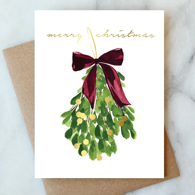 Christmas Housewarming Gifts Christmas Card | Mistletoe