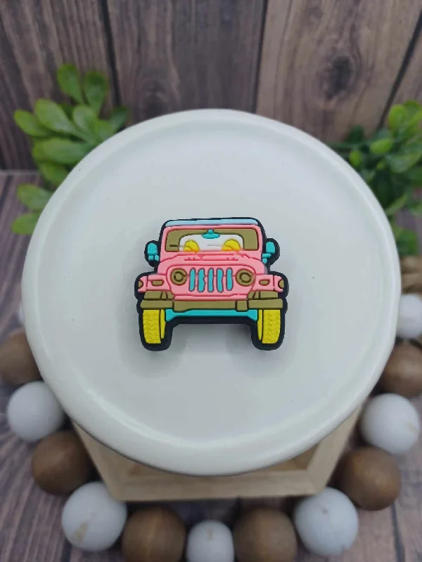 Christmas Joy Multicolored Truck Shoe Charm Accessory