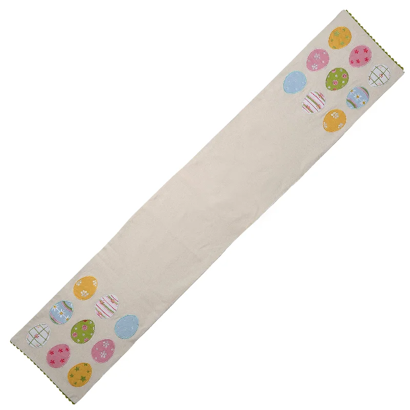 Christmas Cozy Nights Easter Egg Decorative Table Runner, Easter Collection, 6 Feet