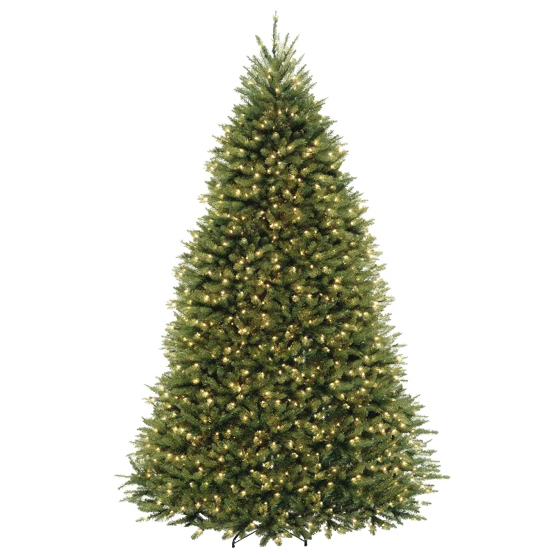 Christmas Chilly Nights 9ft. Pre-Lit Dunhill Fir Tree with Dual Color LED Lights