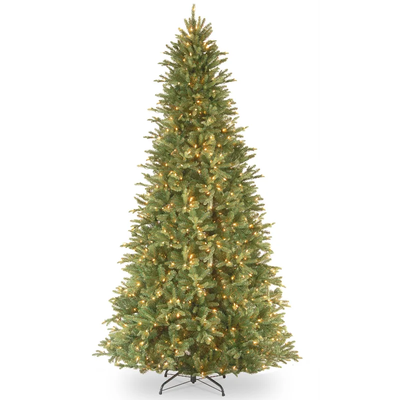 Christmas Holiday Fun 12ft. Pre-Lit Tiffany Fir Slim Tree with Clear Lights