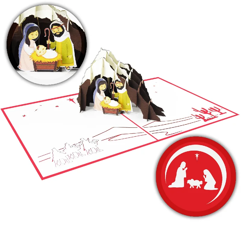 Christmas Wonderland Nativity Pop-Up Card