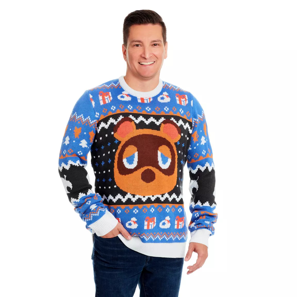 Holiday Fun New Nintendo Animal Crossing Ugly Holiday Christmas sweater