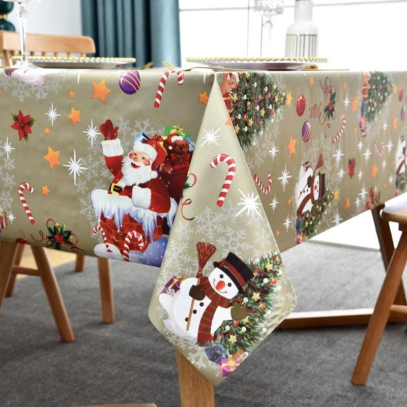 Christmas Pajamas New Year Home Christmas Tablecloth Kitchen