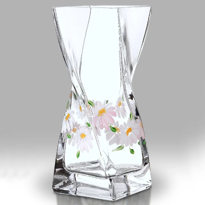 Christmas Pine Tree Nobile Daisy Twist Vase - 20cm