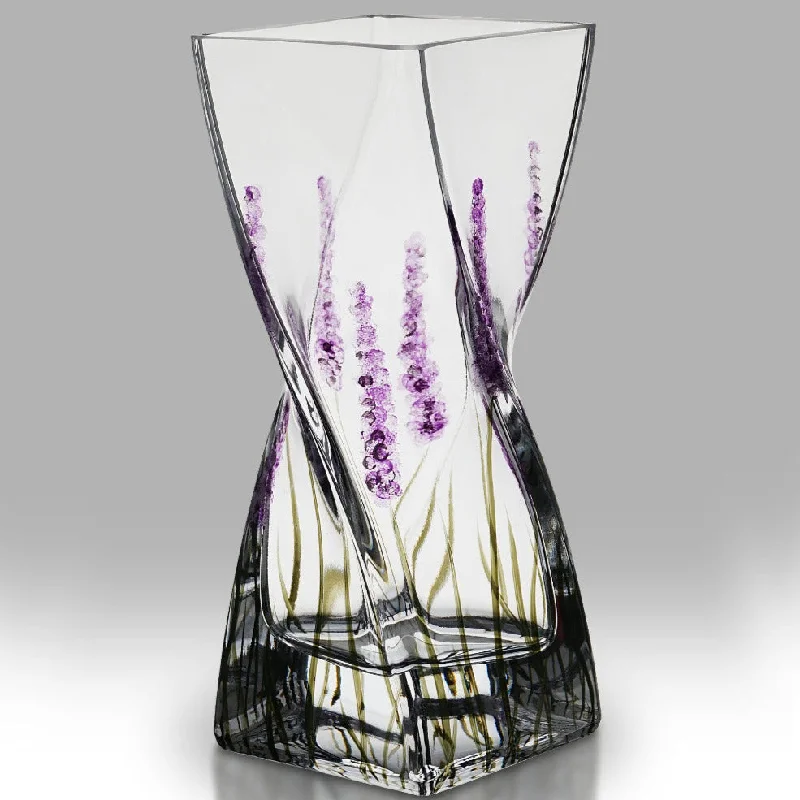 Christmas Fireplace Decor Nobile Lavender Twist Vase - 20cm