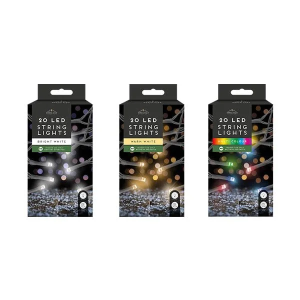 Christmas Cinnamon Scent North Star 20 Led String Lights B/o