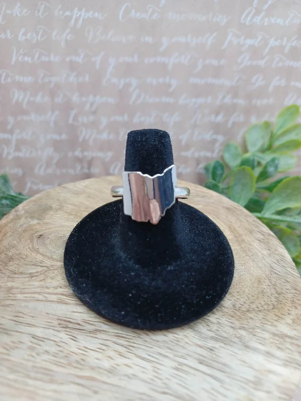 Christmas Chilly Nights Ohio Adjustable Ring