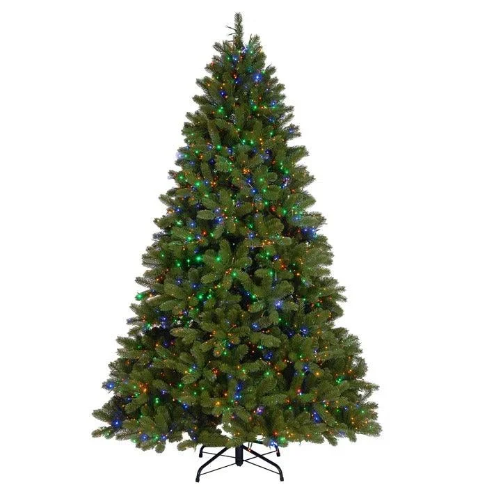 Christmas Jolly Time Omusa 90'' Lighted Artificial Fir Christmas Tree