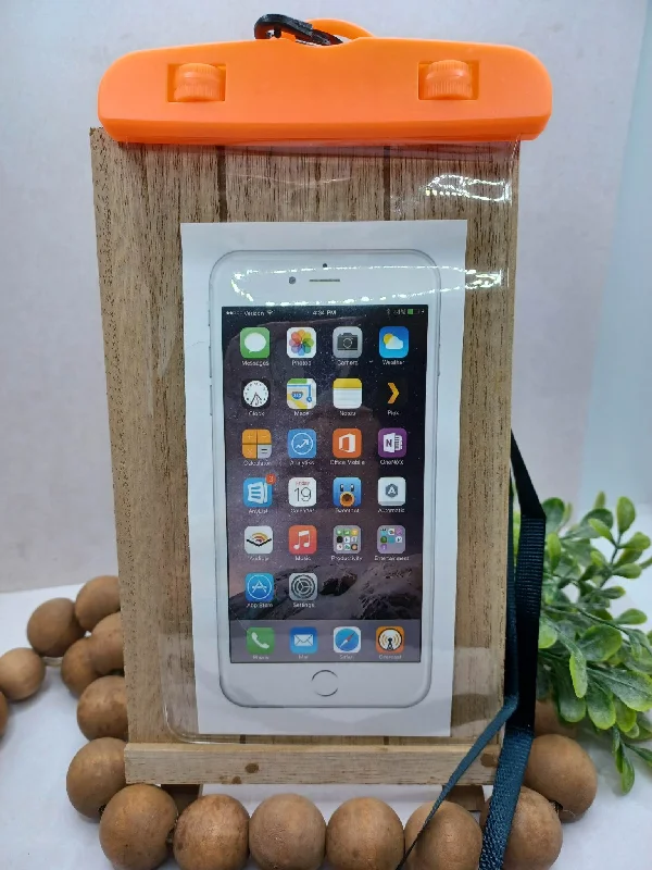 Christmas Tree Glitter Orange Waterproof Phone Holder