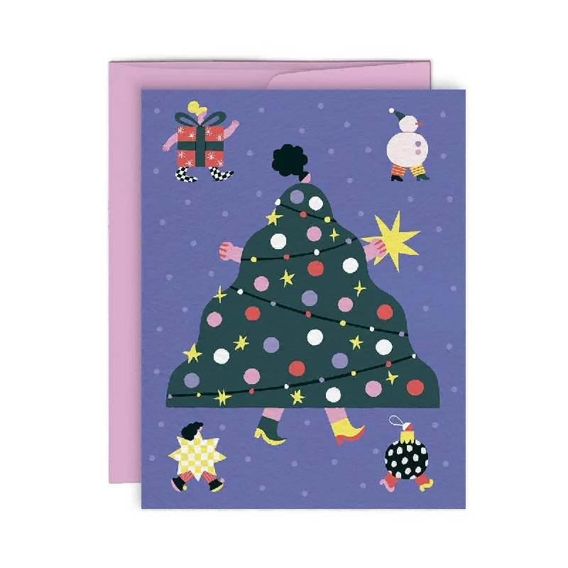 Christmas Celebration CHRISTMAS PARADE Holiday Greeting Card