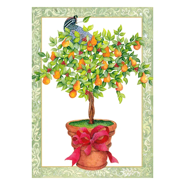 Christmas Ornaments Partridge in a Pear Tree Boxed Holiday Cards