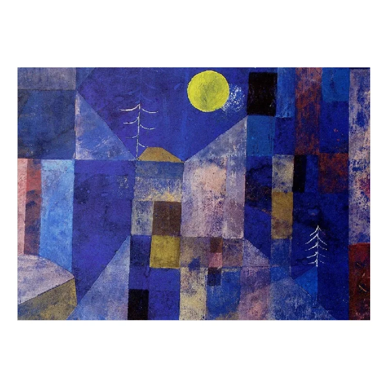 Christmas Pine Garland Paul Klee 'Moonshine' Boxed Holiday Cards